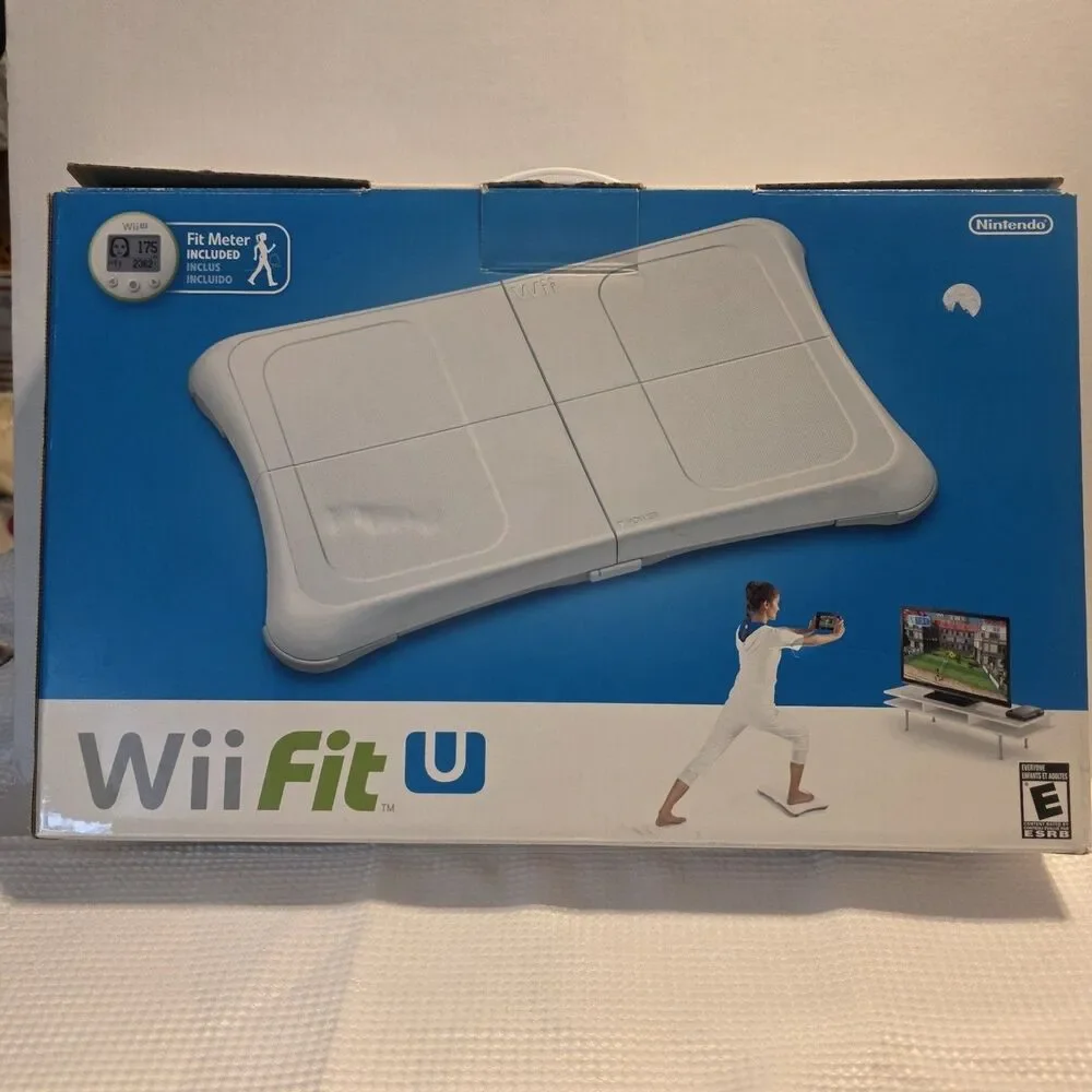 Nintendo Wii Fit U - Balance Board, Box, Feet & Manual - No Game Or Meter